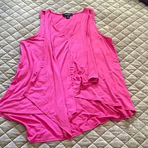 Karen Kane Vibrant Pink Sleeveless Top
